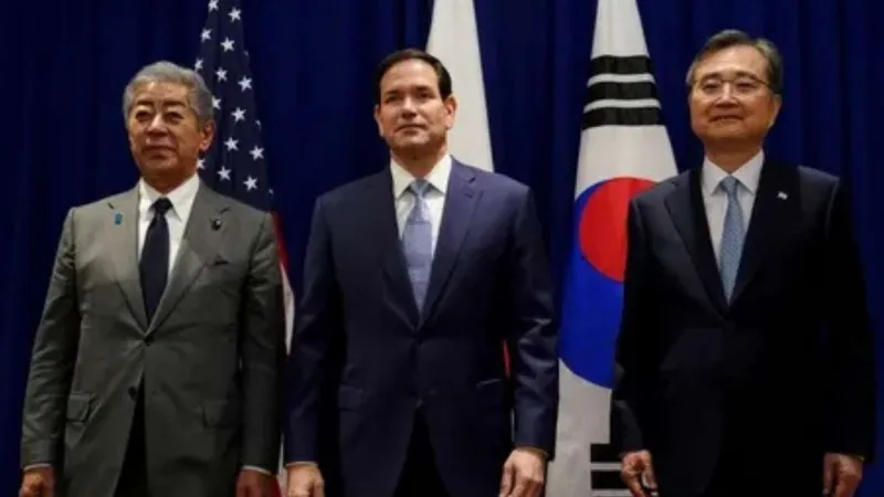 Kuzey Kore'ye Şok Yaptırım! ABD, Japonya, Güney Kore Birleşti