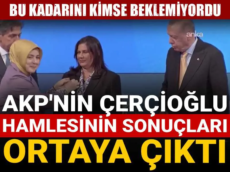 AKP Çerçioğlu hamlesinin sonuçlarını araştırdı: Bu kadarını kimse beklemiyordu