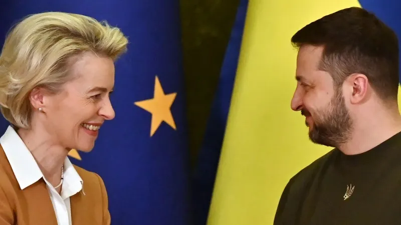 Avrupa Komisyonu Başkanı Von der Leyen ile Ukrayna lideri Zelenski "ateşkes" konusunda görüştü