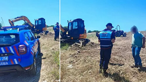 Aydın'da Hazine Arazisinde Define Avcılarına Baskın! Neler Buldular?