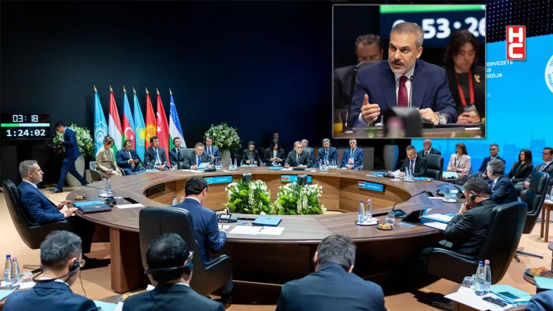 Bakan Hakan Fidan, Türk Devletleri Teşkilatı Dışişleri Bakanları Gayriresmi Toplantısı’nda konuştu