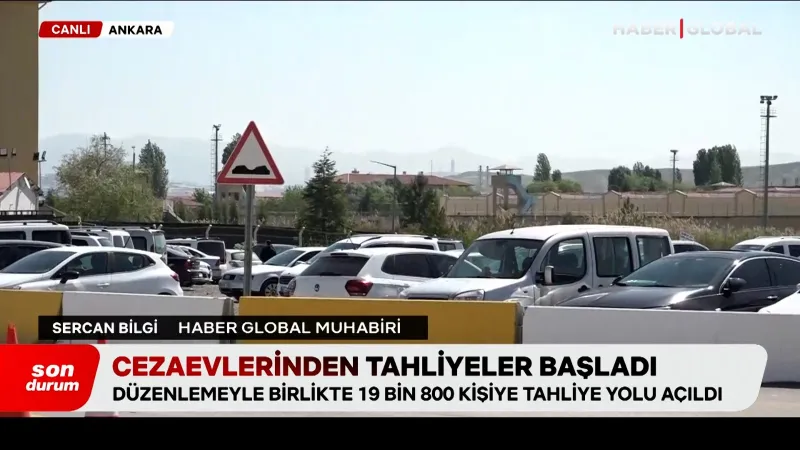 Cezaevlerinden tahliyeler başladı