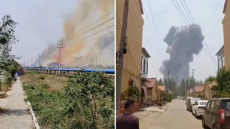 Çin'de kimya fabrikasında patlama