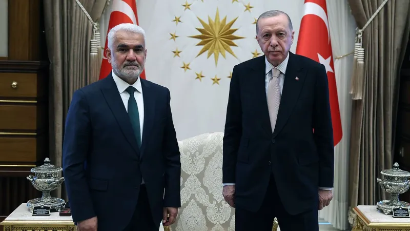 Cumhurbaşkanı Erdoğan iki parti lideriyle görüştü