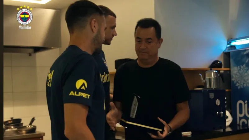 Dzeko ve Tadic'e mutfakta veda edildi: Taraftara çıldırdı!