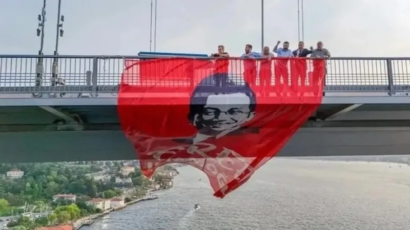 İmamoğlu pankartlı provokasyona soruşturma