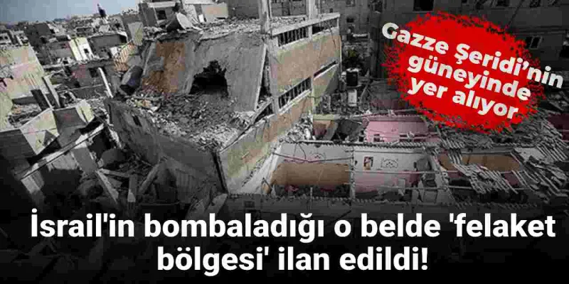 İsrail'in aralıksız saldırıları nedeniyle Huzaa beldesi 'felaket bölgesi' ilan edildi