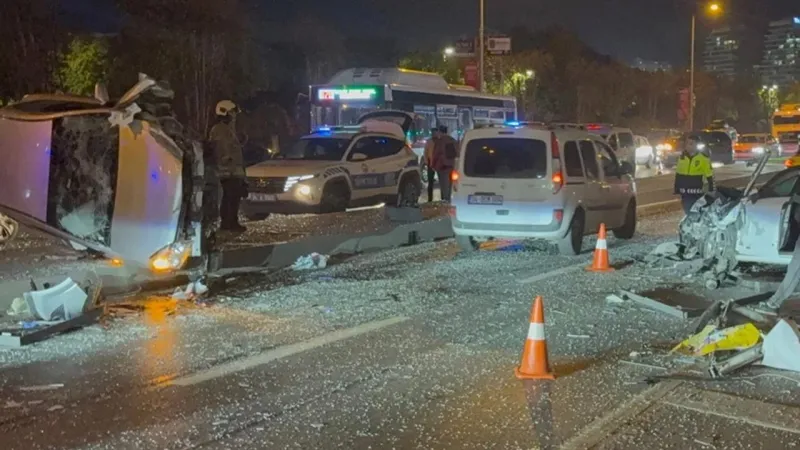 İstanbul'da Flaş Kaza! Ters Şeride Girdi, Ortalık Karıştı!