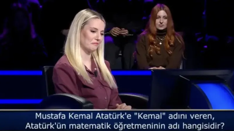 Kim Milyoner Olmak İster'de 'Atatürk' sorusunu bilemeyen yarışmacı sosyal medyanın diline düştü