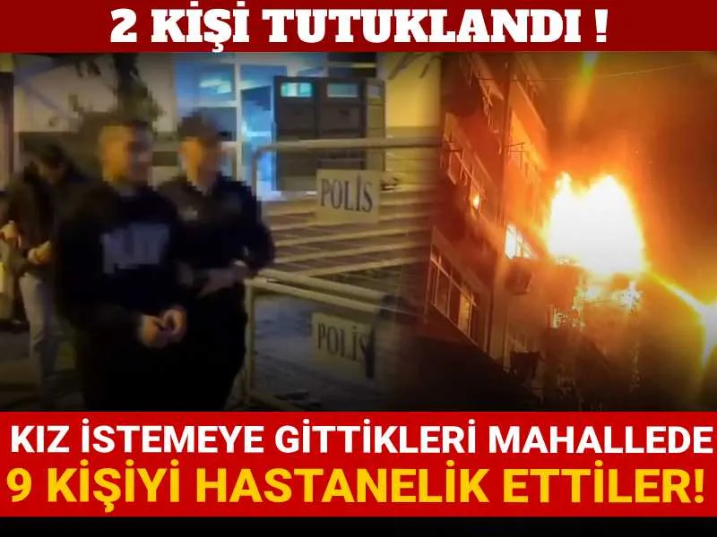 Kız İstemede Facia! Havai Fişekler 9 Kişiyi Hastanelik Etti!