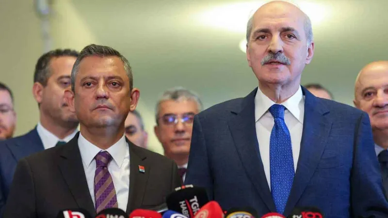 Meclis'te 'komisyon' mesaisi: Numan Kurtulmuş Özgür Özel'i ziyaret etti