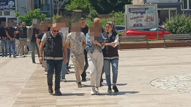 Aydın'da Uyuşturucu Operasyonu! 9 Zehir Taciri Yakalandı