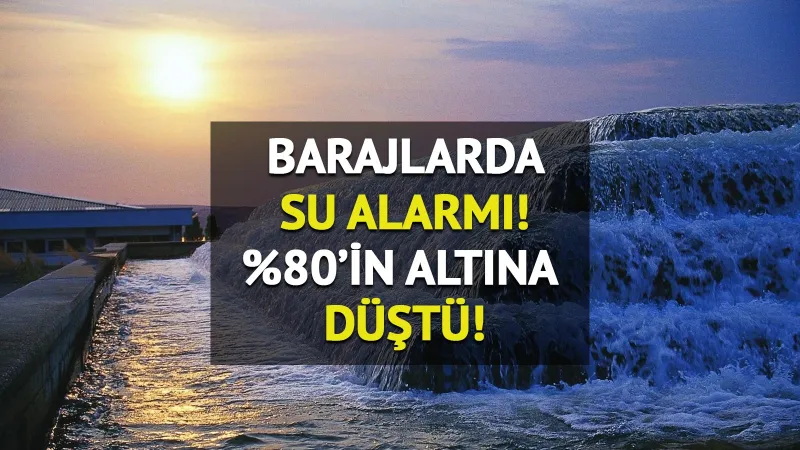 İstanbul'da Su Alarmı! Baraj Doluluk Oranları Kritik Seviyede