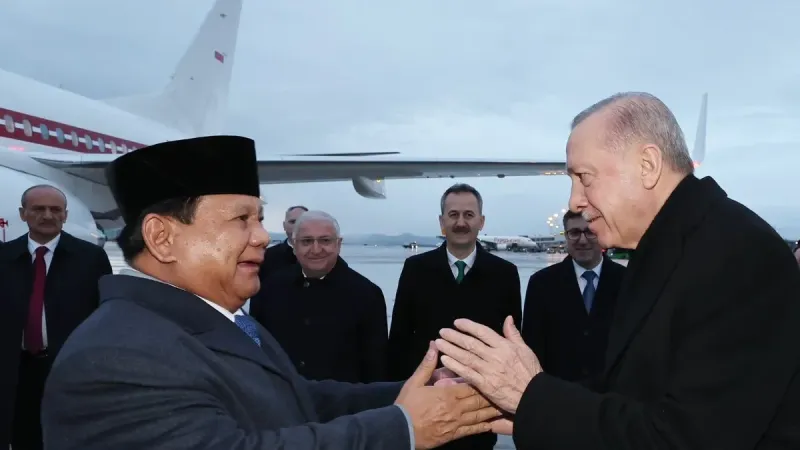 Erdoğan'dan Sürpriz Karşılama! Endonezya Cumhurbaşkanı Ankara'da