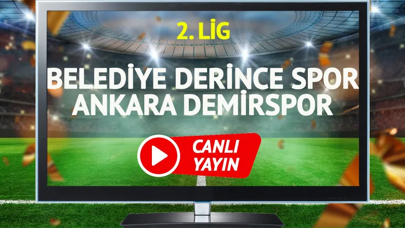 Derince Spor - Demirspor Maçı Canlı Yayınlanacak Mı? Şifresiz İzle!