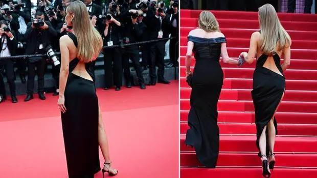 Cannes'da Şok! "Ne Giyersen Giy" Dediler, O Dinlemedi! Kırmızı Halıda Olay!