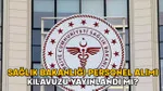 Sağlık Bakanlığı 19 Bin Personel Alımı: Kılavuz Yayınlandı Mı?