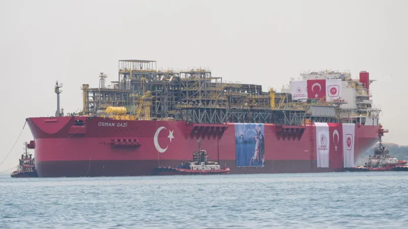 Osman Gazi gemisi Filyos Limanı'nda
