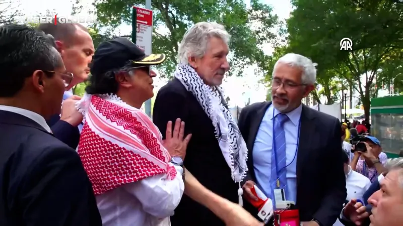 Roger Waters'tan Filistin'e Destek! Petro ile New York'ta Buluştu