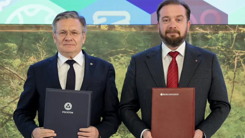 Rosatom ve Roscongress Vakfı düşük karbonlu enerji kullanımı alanında işbirliği anlaşması imzaladı