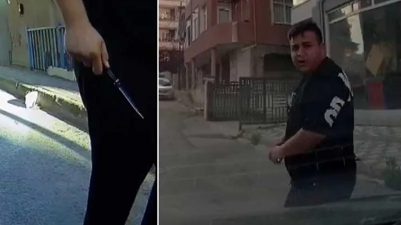 Trafikte Bıçaklı Dehşet: Kızının Feryadı Yürekleri Dağladı!