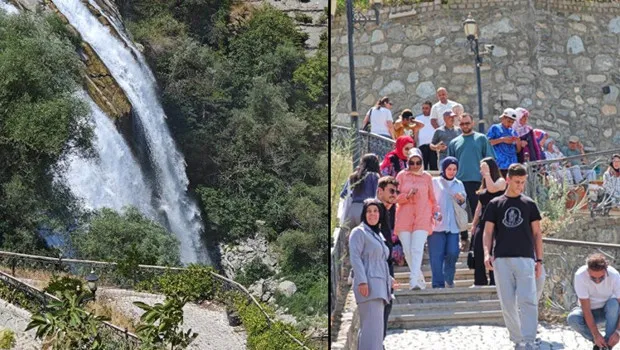Tortum Şelalesi: Türkiye'nin Gururu! Ziyaretçi Akını Sürüyor