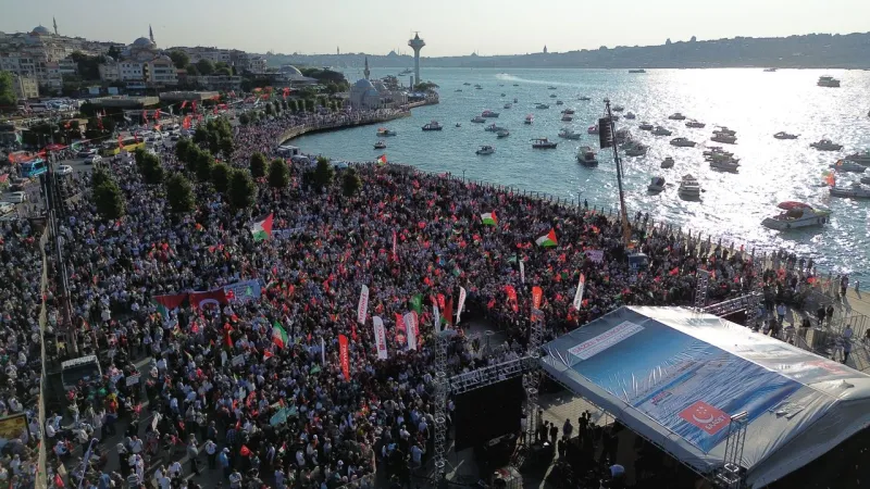 Gazze İçin Dev Miting! Üsküdar'da Liderler Buluştu: Neler Konuşuldu?