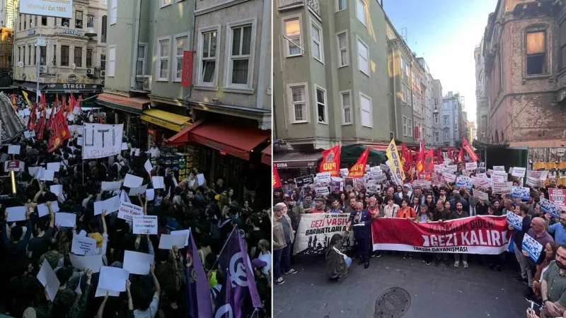 Yurttaşlar Gezi'nin yıl dönümünde Taksim'de